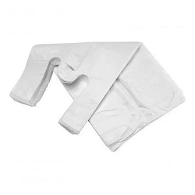 Sacolas Plásticas Branca Reciclada 30x40 a 90x100 Kit 1 kg para Uso Geral Creme Higipack