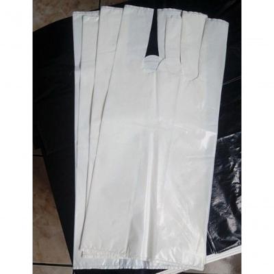 Sacolas Plásticas Alça Camiseta Padrão Médio de Supermercado para Até 20 kg Recicladas Brancas