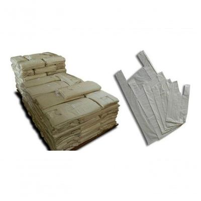 Sacolas Plásticas 50x70 5KG para Embalagens com Material Reciclado Recuperado Branco Higipack