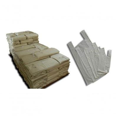 Sacolas Plásticas 40x50 Recicladas Recuperadas 5KG para Uso Geral Branca Higipack