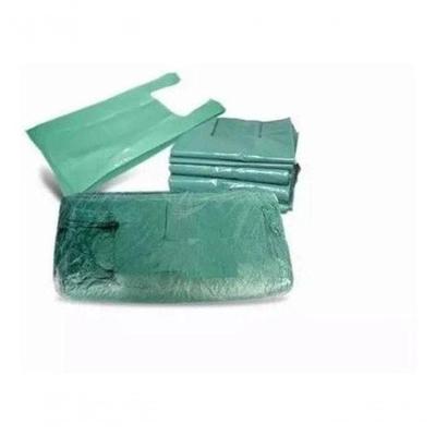 Sacola Plástica Reciclada Sacola Reciclada Plástica 5 kg 40x50 Reforçada Transparente Higipack