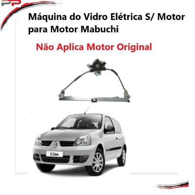 Máquina de Vidro Elétrico Esquerda S-motor Clio 99-16 2 Portas Compatível Renault Universal