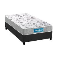 Cama Box Solteiro: Colchão Espuma Probel D45/Ep Anatômico Próextreme Dupla Face + Base Gray(88X188) - 1