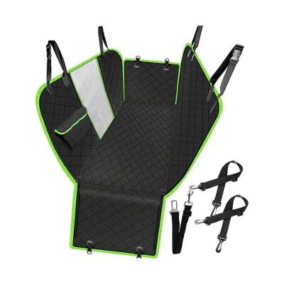 Capa Protetora para Banco Traseiro de Carro Preto com Verde para Transporte de Pets Yeet