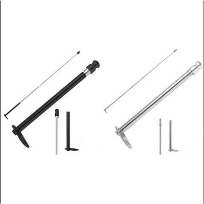 Antena Corta Pipa para Moto em Retrovisor Aço Inox 7 Estágios Compatível com Diversos Modelos OEM