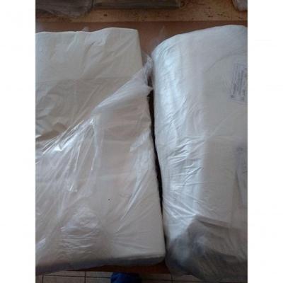 Sacola Plástica Reciclada 40x50 Pcte 1 kg para Embalagens com Material Reforçado Branco Higipack