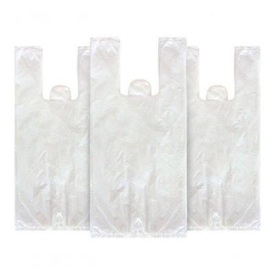 Sacola Plástica Reciclada 40x50 Branca 15KG para Uso em Embalagens com Espessura Resistente