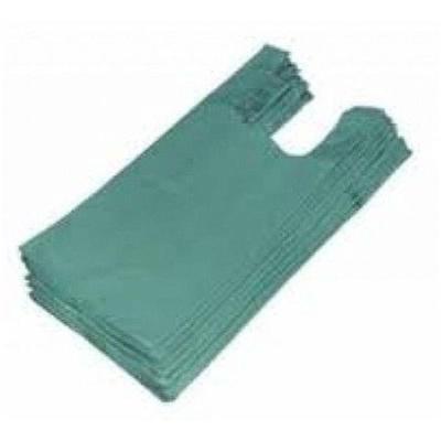 Sacola Plástica Reciclada 40X50 10KG Aprox. 720 Unidades Verde Higipack