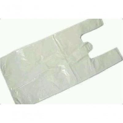 Sacola Plástica 38x48 Reciclada Reforçada Creme com 3KG de Elevada Durabilidade Higipack