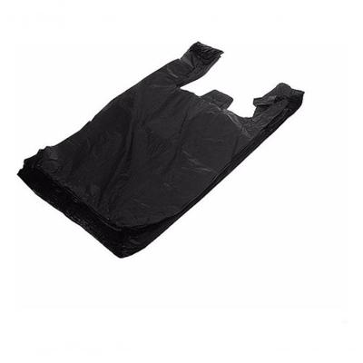 Sacola Plástica Reciclada Sacola Reciclada Preta Pc C-4kg Alta Densidade Resistente Preto Higipack