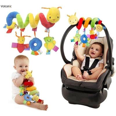 Brinquedo de Pelúcia para Bebê Lagarta de Berço Sensorial com Elementos Coloridos OEM