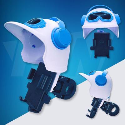 Suporte para Celular de Moto OEM Universal para Guidão com Proteção Contra Reflexo de Luz Branco