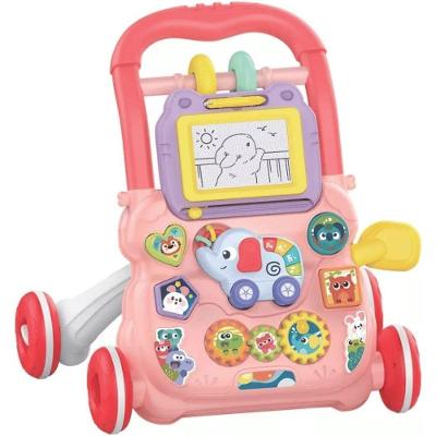 Andador Multiatividades Baby Elefante Guta Guti com Teclado Musical Removível Colorido DM Toys