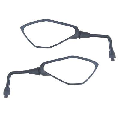 Retrovisor Esportivo para Moto Mini Kawasaki Z400 90° Rebaixado Compatível Honda Titan Biz Bros