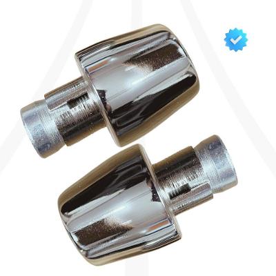 Peso de Guidão para Moto Modelo PCX 150 Aplicação Universal Prata com Bucha 02 Peças OEM