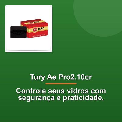 Módulo para Vidro Elétrico para Veículo Ae PRO2.10CR Compatível com Diversos Automóveis Tury