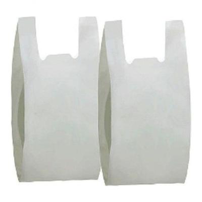 Sacola Plástica Reciclada Reforçada 35X50 Branca Fardo 4KG para Diversos Estabelecimentos Higipack