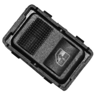 Tecla Acionadora do Vidro Elétrico Traseiro Simples Preto F103 para Volkswagen Gol Parati G2 1998