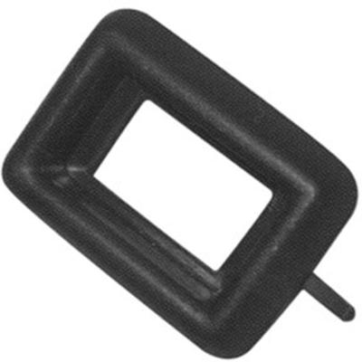 Moldura de Interruptor de Vidro Elétrico Simples Preta para Painel Modelo F103 Compatível