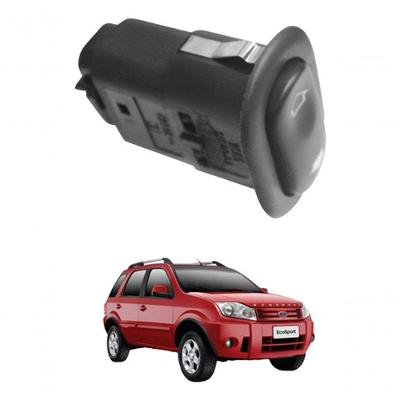 Tecla Acionadora de Vidro Elétrico para Painel Modelo Ecosport G1 02 a 17 Compatível com Ford