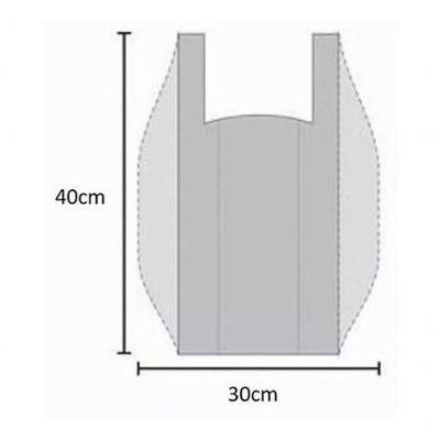 Sacola Plástica Reciclada Kit 10 kg 35x45 Reforçada Transparente Higipack
