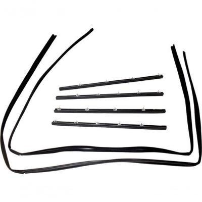 Kit de Canaletas das Portas com Pestana F103 para Ford Pick-up 93 a 98 Uniflex