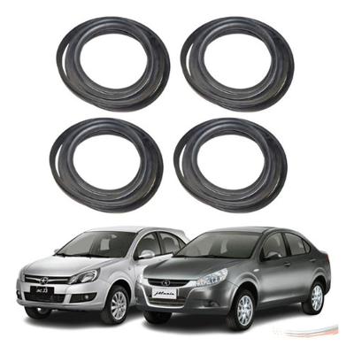 Kit Borracha de Vedação F103 para Portas Jac J2 J3 J5 J6 Jogo com 4 Peças Uniflex