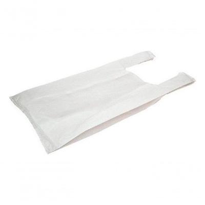 Sacolas Plásticas 35x45 Recicladas Reforçadas 5KG Creme para Uso Comercial Higipack
