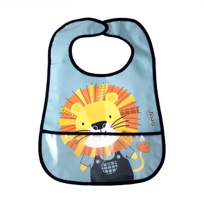 Babador Infantil Luke Impermeável e Lavável Tpc com Bolso Coletor de Migalhas e Velcro Especial