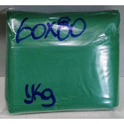 Sacola Reciclada Sacola 60 X 80 Reciclada com Pacote 1KG Aprox. 40 Unidades Verde Higipack