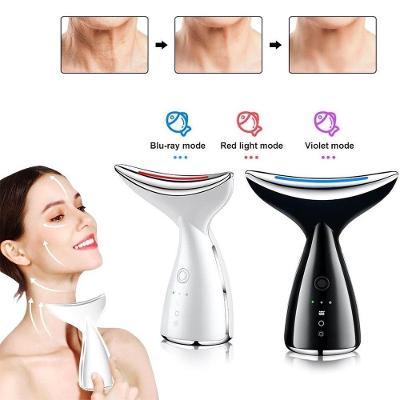 Massageador de Pescoço Rejuvenescimento Remove Papada com Fototerapia LED OEM