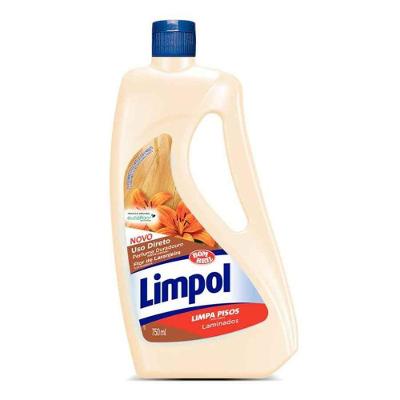 Limpador para Pisos Laminados Limpol Mais Brilho 750ML para Limpeza Prática Limpol