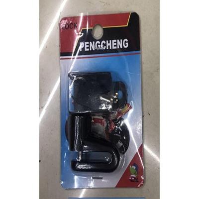 Trava de Disco para Moto Lock Universal Anti Furto em Aço Preto OEM