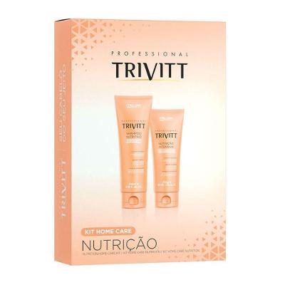 Kit Home Care para Cabelos Nutrição Shampoo e Tratamento Intensivo com Hidratação Trivitt