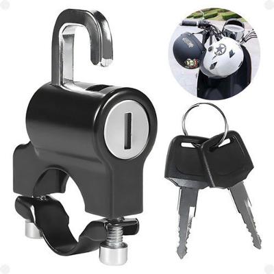 Tranca para Capacete de Moto Fixa no Guidão Compatível com Diâmetro de 20 a 26 mm OEM