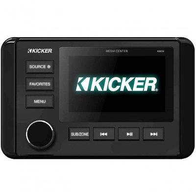Toca Rádio Marítimo para Embarcações KMC4 Marine com USB AUX FM BT Resistente à Água Kicker
