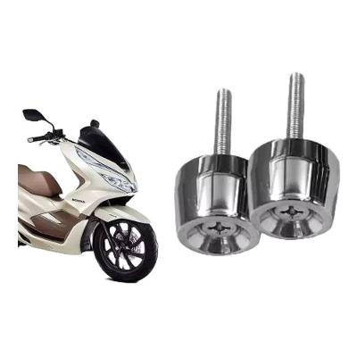 Par Peso do Guidão para Honda Pcx 150 2019 2020 2021 Prata em Alumínio Importado OEM