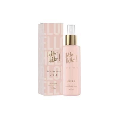 Body Splash Hello Hello Feminino Oriental Gourmand Fragrância Suave 200ML