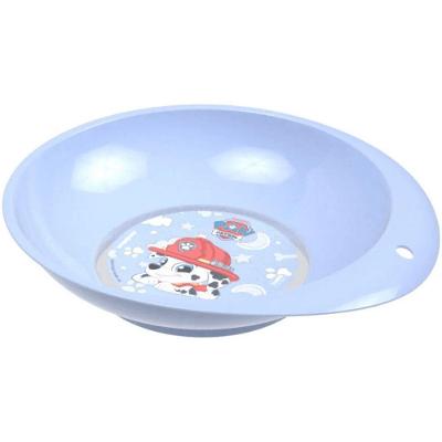 Prato Fundo Infantil Patrulha Canina 17915 Ideal para Refeições das Crianças Resistente Azul