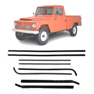 Canaletas e Pestanas para Porta F103 Ford Pick Up F 75 1977 a 1982 e Rural Willys 1967 a 1977