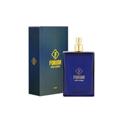 Perfume Over Denim Unissex Chipre Floral 100ML com Notas Cítricas e Amadeiradas Elegantes