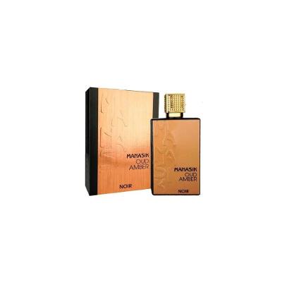 Perfume Oud Amber Noir Eau de Parfum Intenso Oriental Quente Marcante 100ML