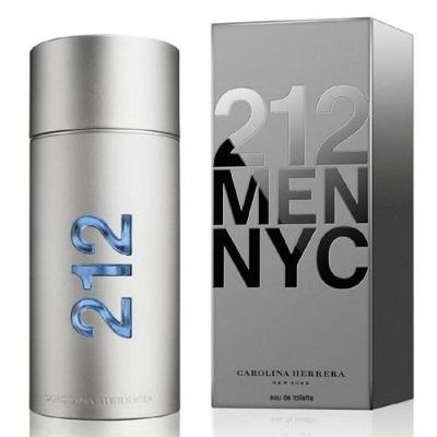 Perfume Masculino 212 Men NYC Eau de Toilette Amadeirado 100ML Carolina Herrera