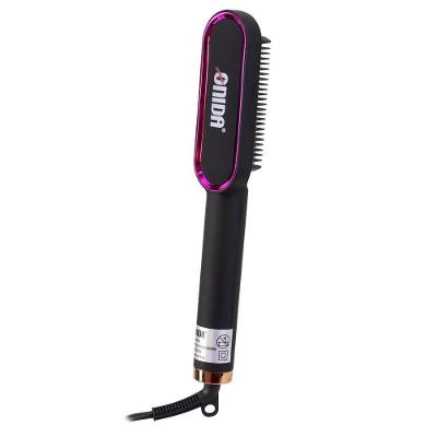 Escova Alisadora 2 em 1 ON-381 Formato Secadora 36W Preto e Rosa Onida Bivolt