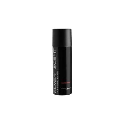 Body Spray Silver Scent Intense Masculino 200ML com Aroma Poderoso e Sedutor para Uso Diário