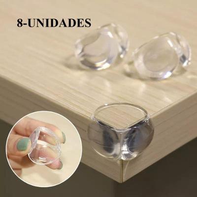 Protetor de Quina para Móveis Protetor Quina Móveis Cantoneira Silicone Bebê Transparente OEM
