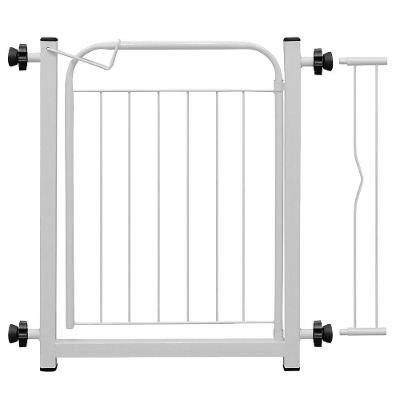 Portão de Segurança para Pets e Bebês 69CM Altura com Prolongador 10CM Largura 68 a 90CM Branco