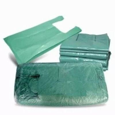 Sacola Plástica Reciclada 60x80 Pacote 5KG Reforçada Verde Polietileno Recuperado 100% Reciclável