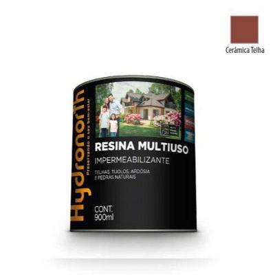 Resina Solvente Color Multiuso Cerâmica Telha Galão 3,6 LITROS Terracota 1 Galão para Artesanato