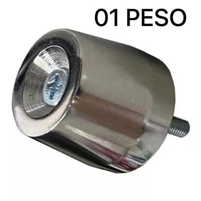 Peso de Guidão para Moto Modelo PCX 150 Aplicação Universal Prata para Condução Confortável OEM